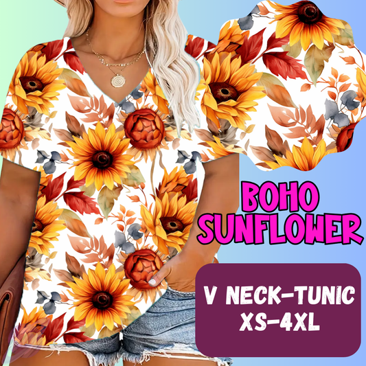Boho Sunflower Tops & Bottoms *Pre-Order*