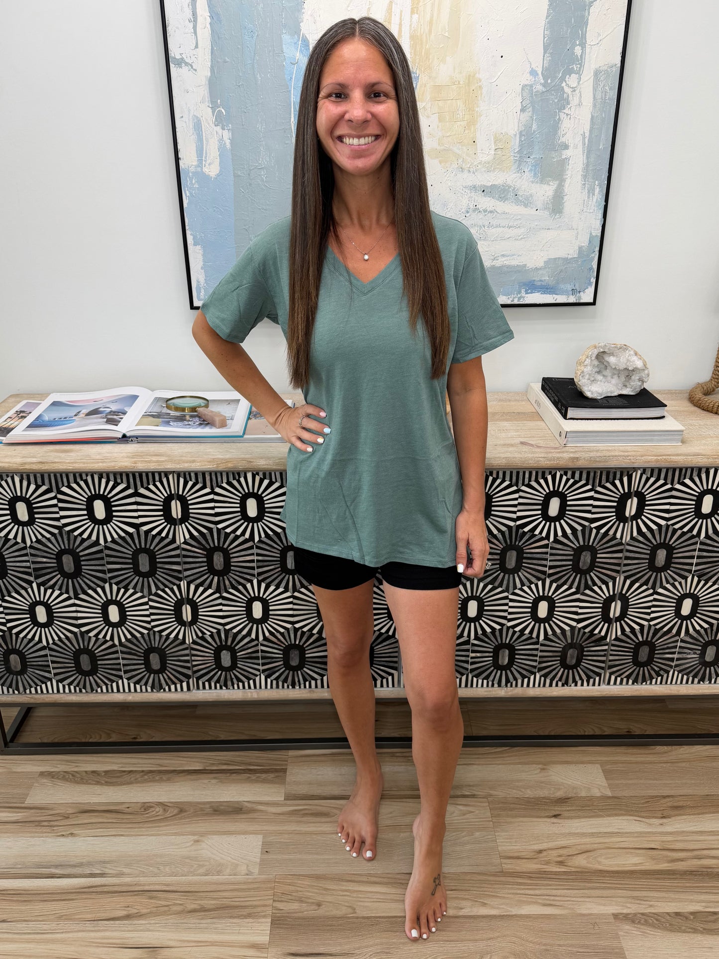 *V-Neck tee