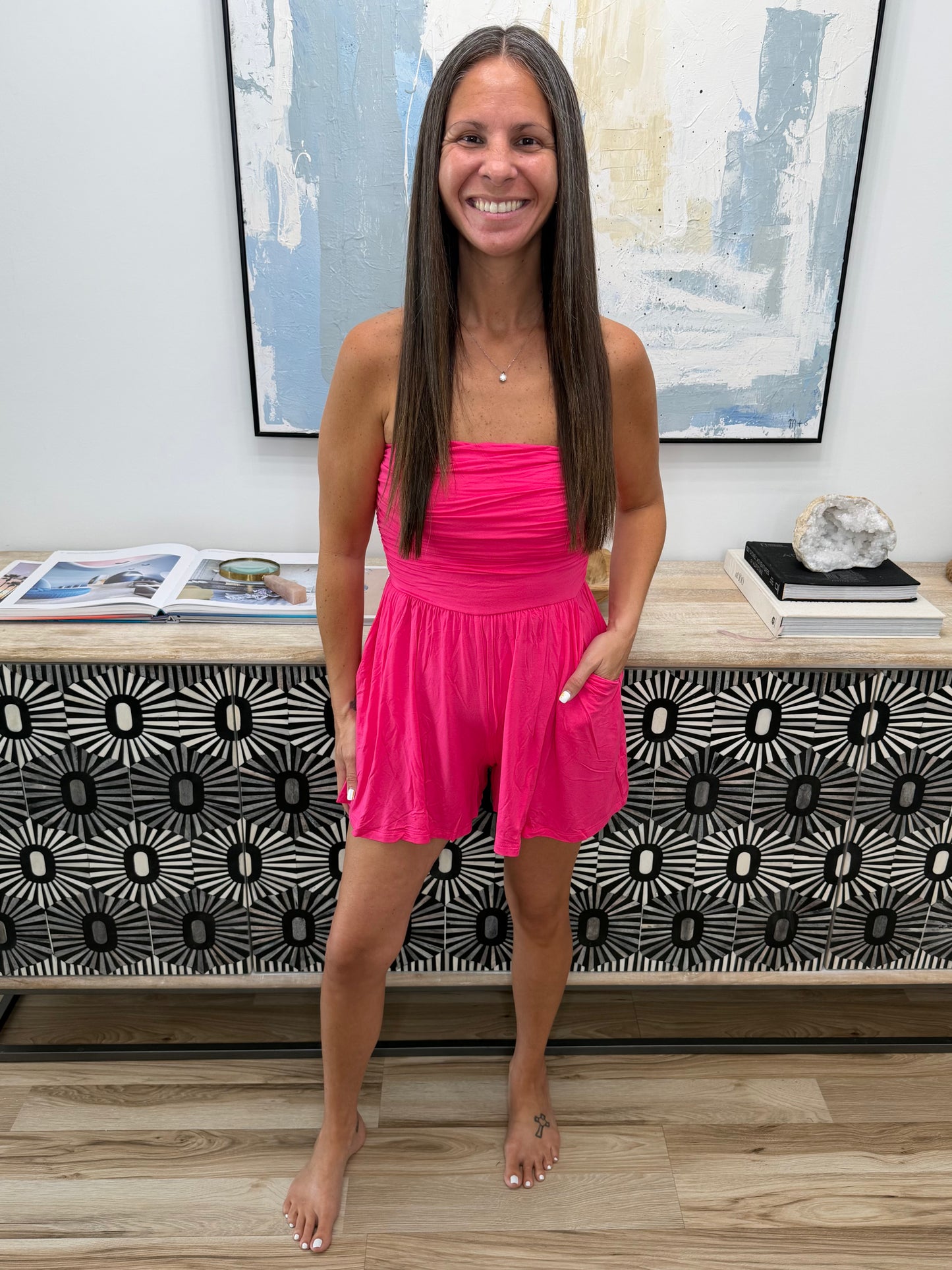 *Tube Top Romper
