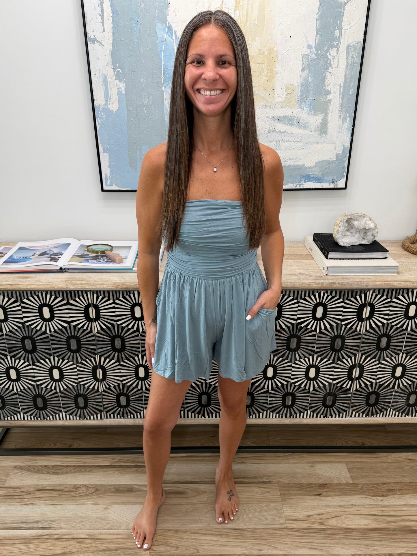 *Tube Top Romper