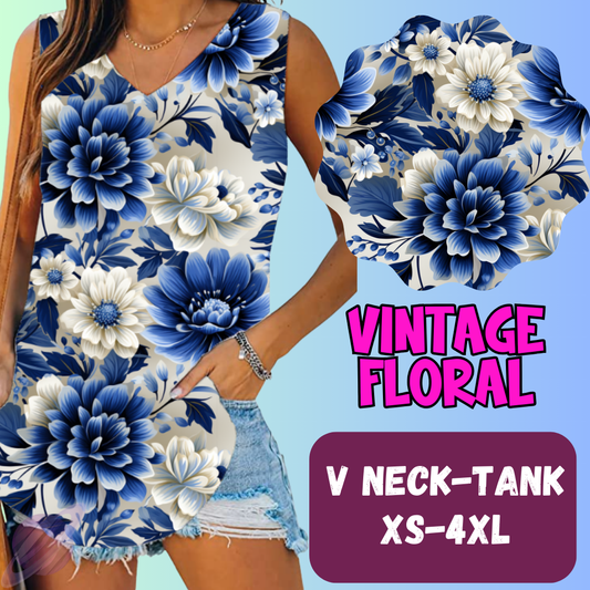 Vintage Floral Tops & Bottoms *Pre-Order*