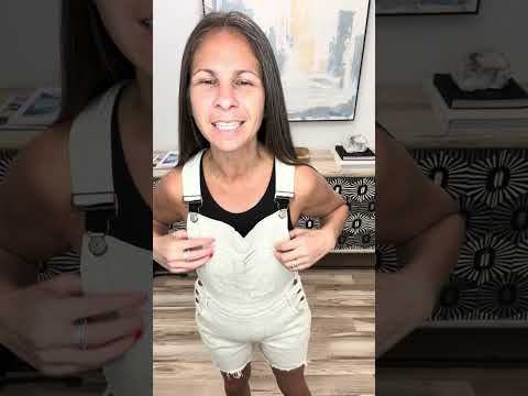 Anna High Rise Garment Dyed Cutoff Shortalls