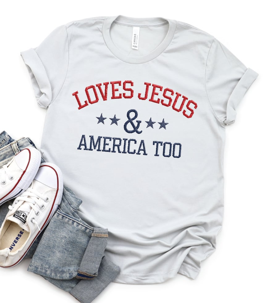 Loves Jesus & America too