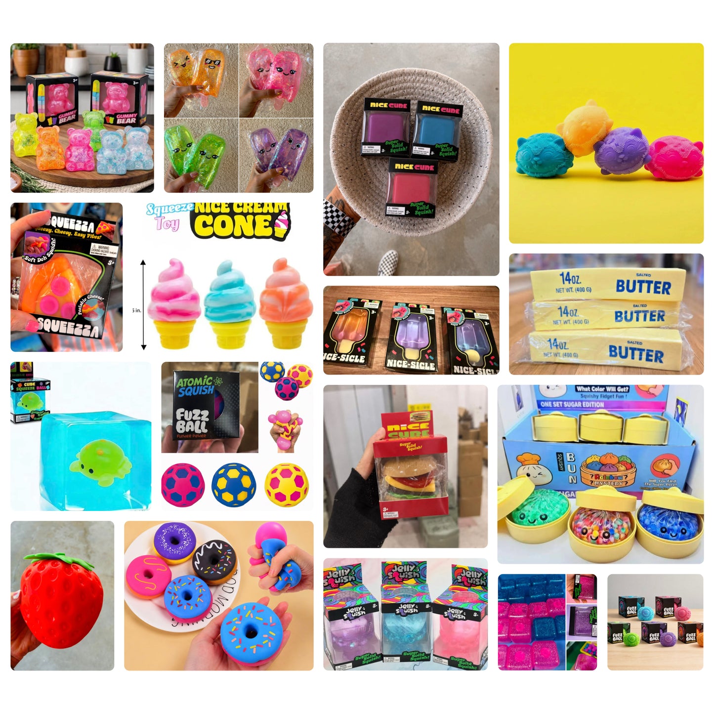 10 PIECE SQUISHY BOX