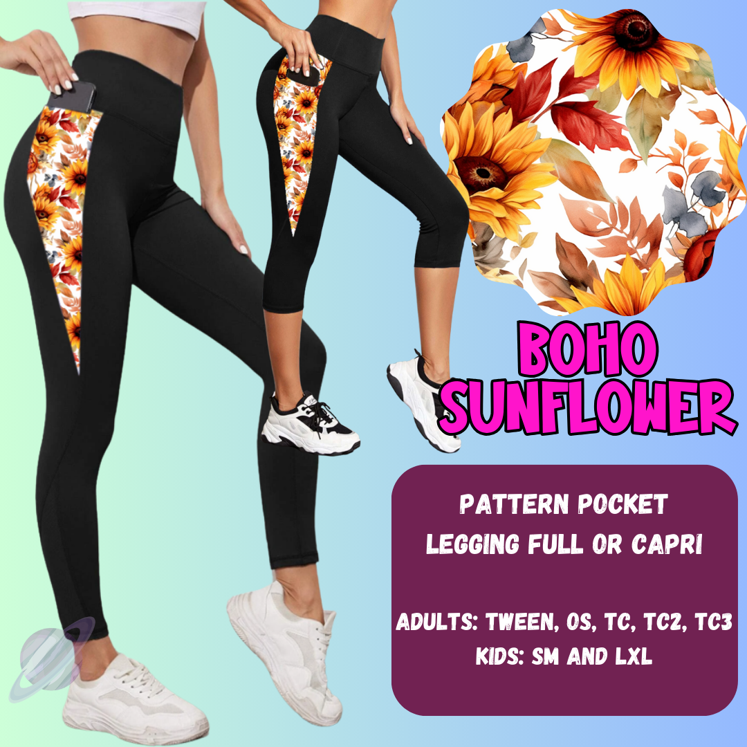 Boho Sunflower Tops & Bottoms *Pre-Order*