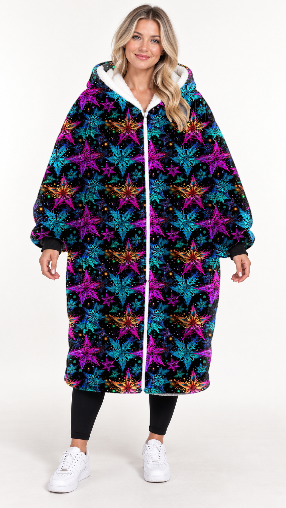 BRIGHT SNOWFLAKE-HOODIE BLANKET *Pre-Order*