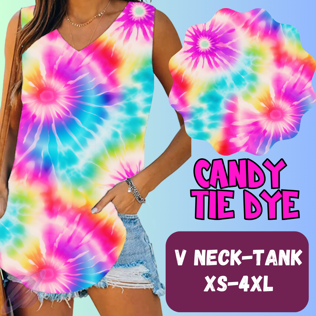 Candy Tie Dye Tops & Bottoms *Pre-Order*