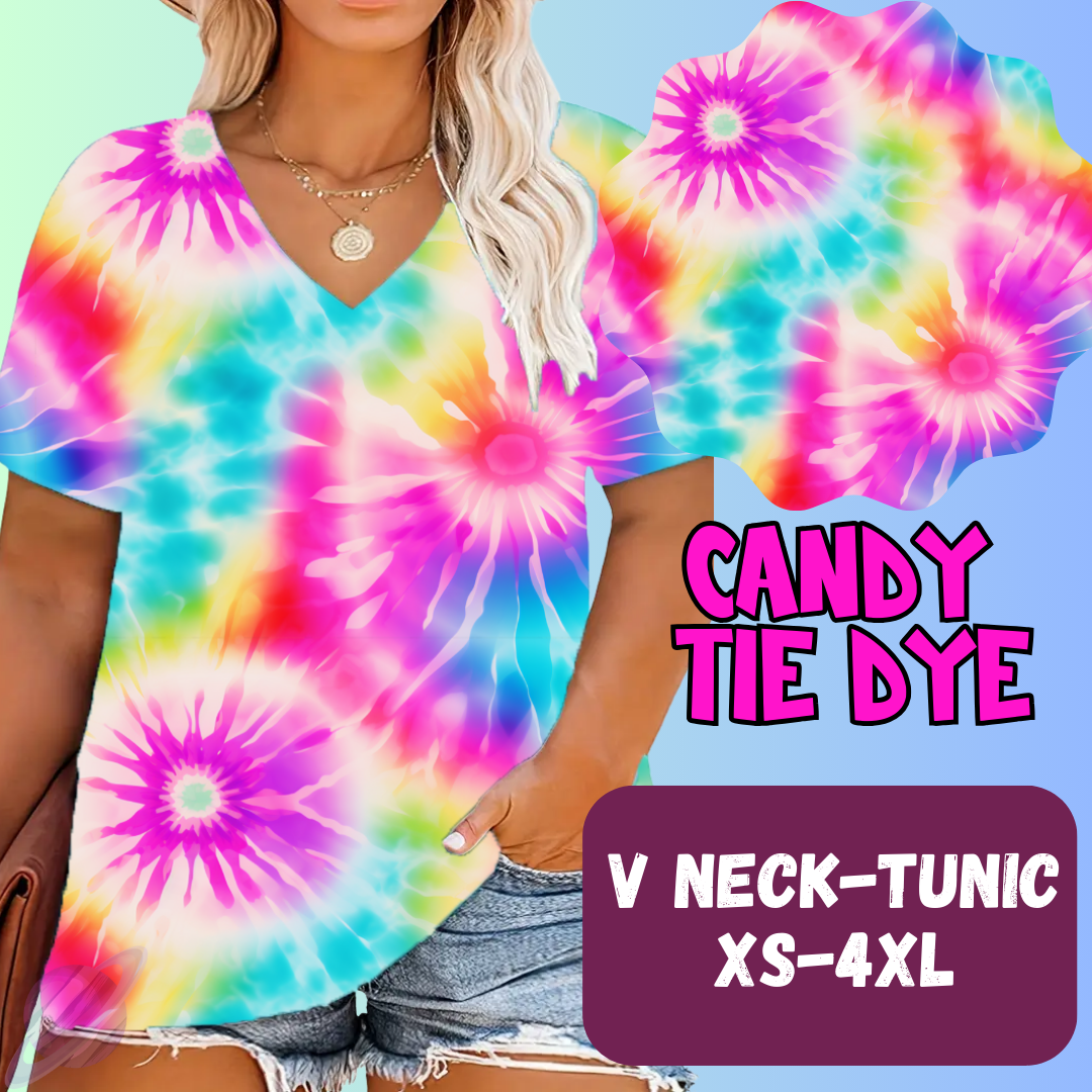 Candy Tie Dye Tops & Bottoms *Pre-Order*