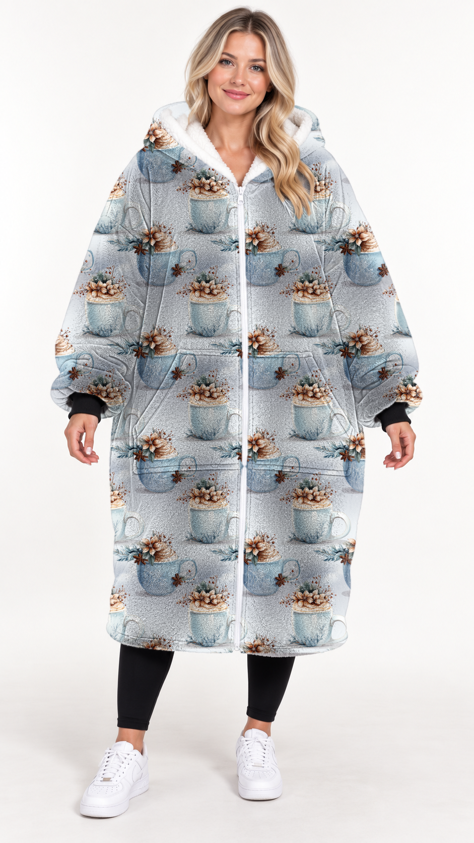 FLORAL COCOA-HOODIE BLANKET *Pre-Order*