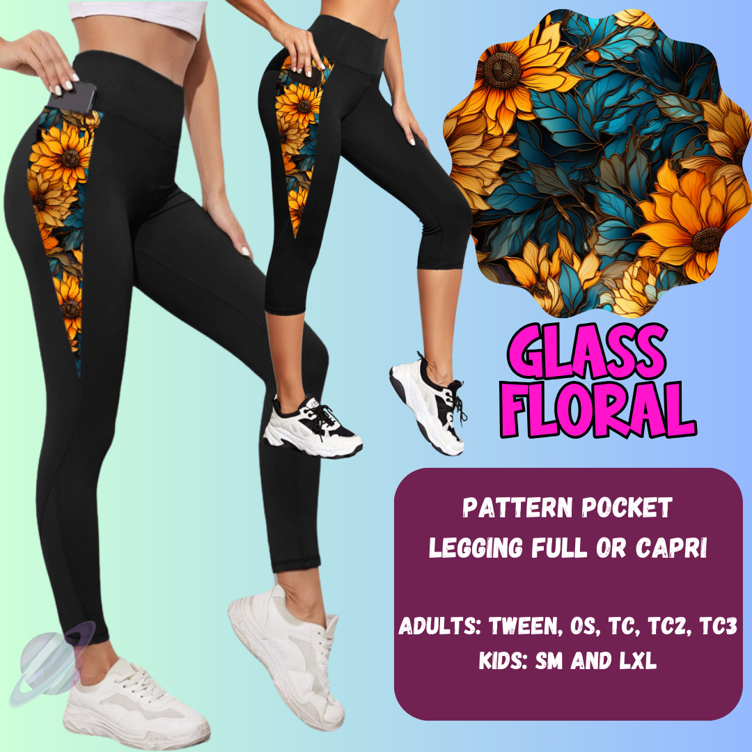 Glass Floral Tops & Bottoms *Pre-Order*