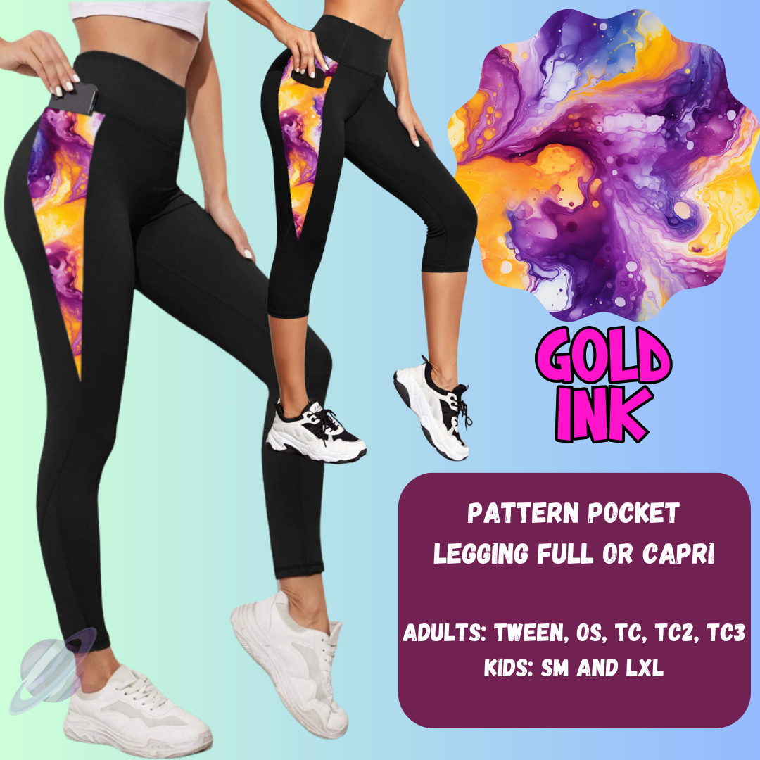 Gold Ink Tops & Bottoms *Pre-Order*