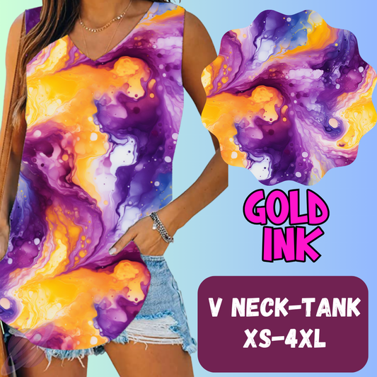 Gold Ink Tops & Bottoms *Pre-Order*