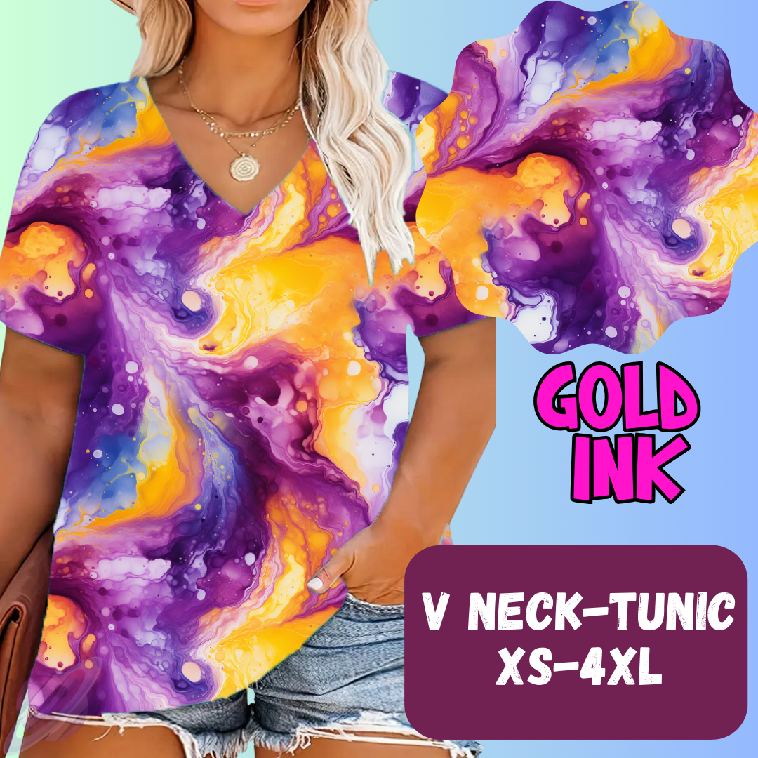 Gold Ink Tops & Bottoms *Pre-Order*
