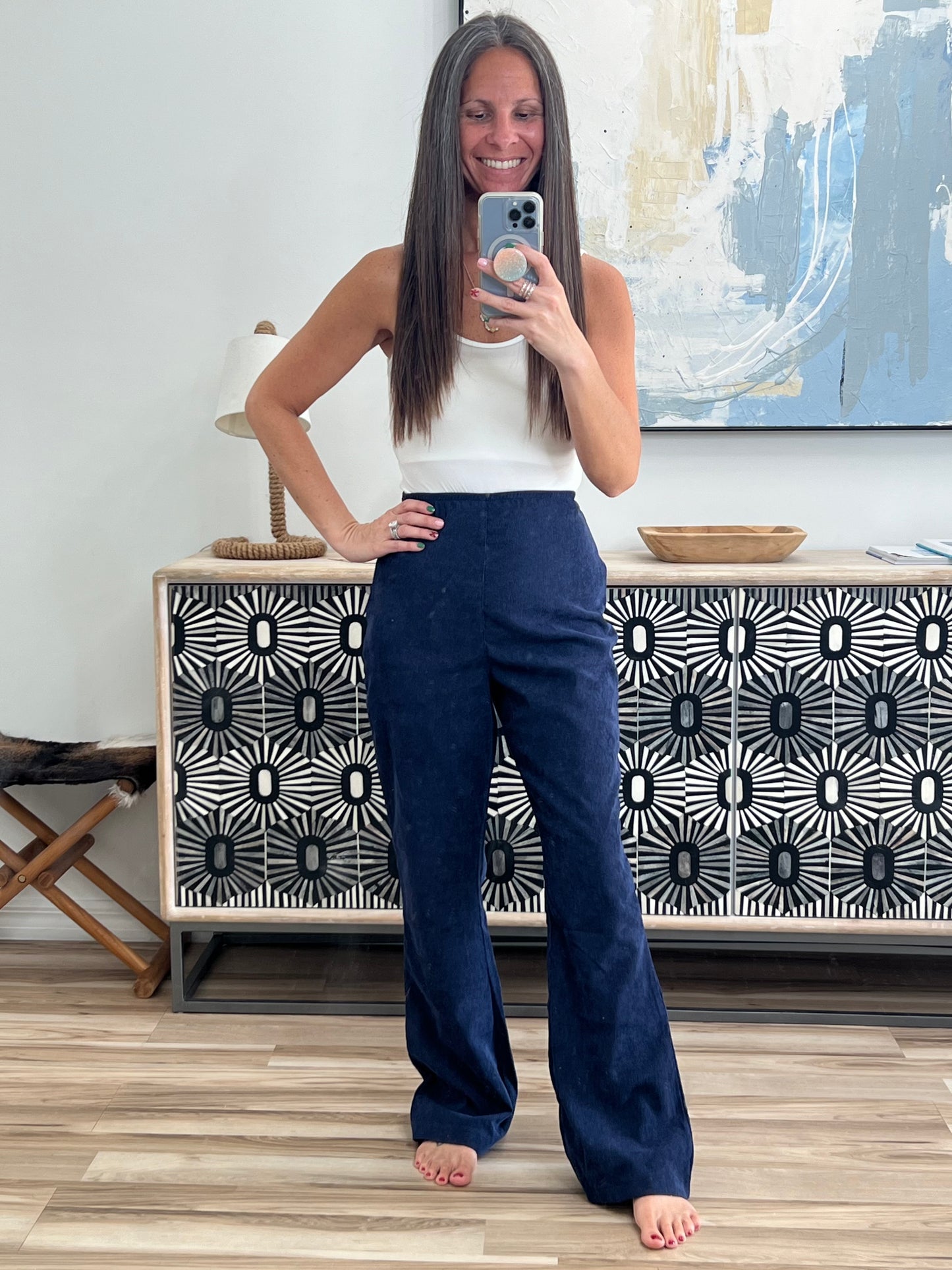 Corduroy Flare Pants