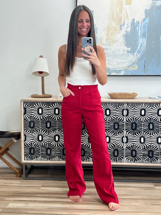 Hight Waist Bootcut Pants