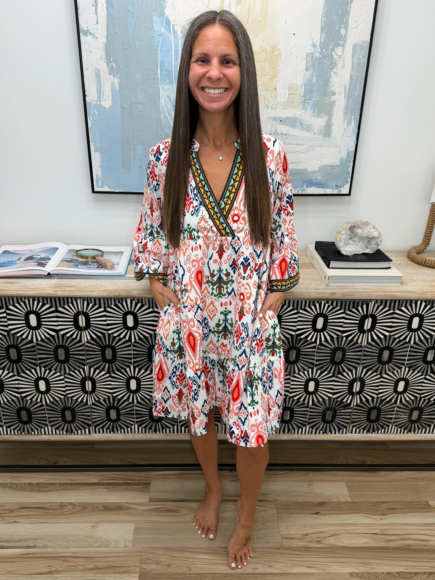 Depend on Me Boho Tiered Dress