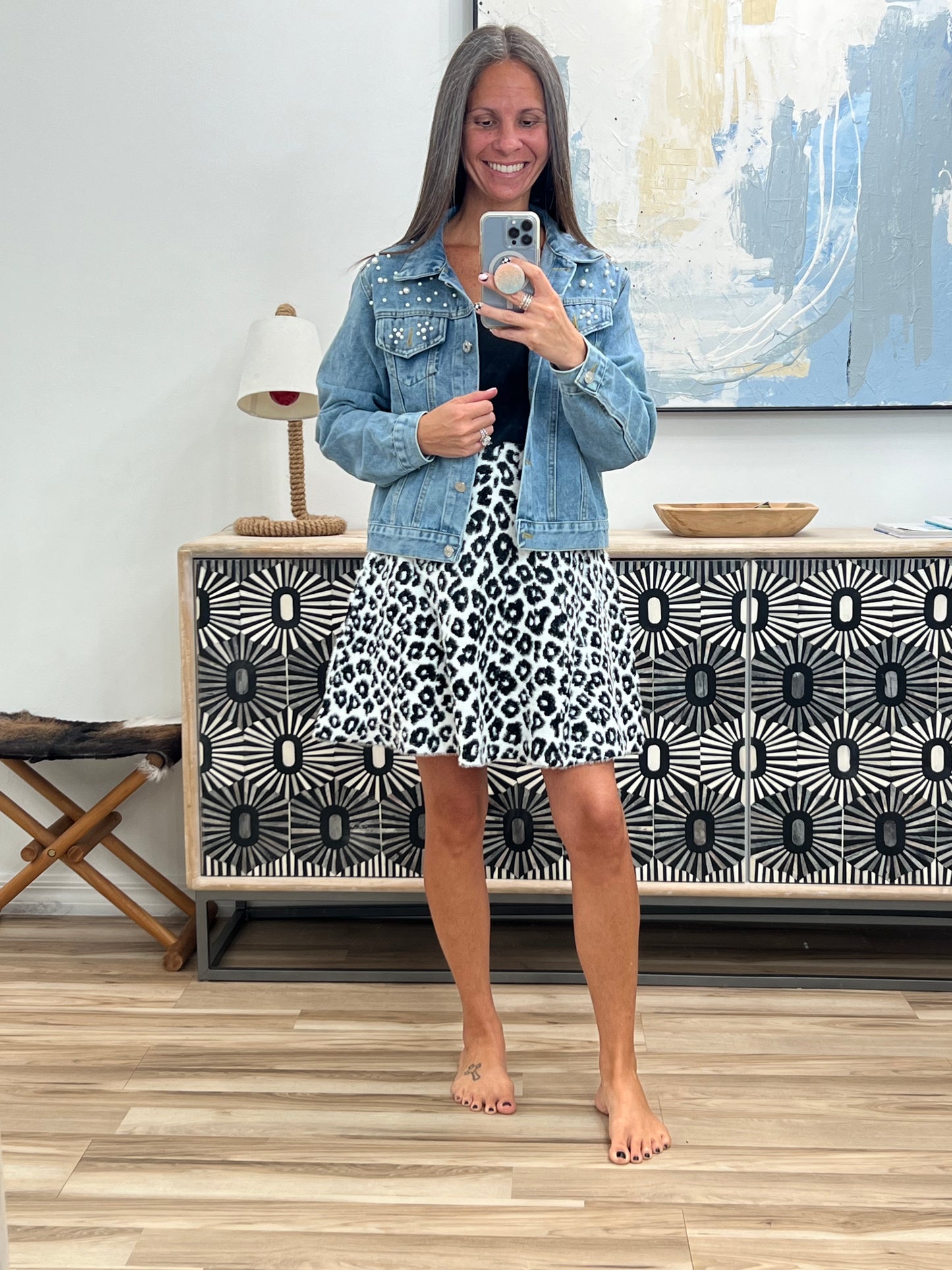 Feel My Roar Brushed High Waisted Skirt