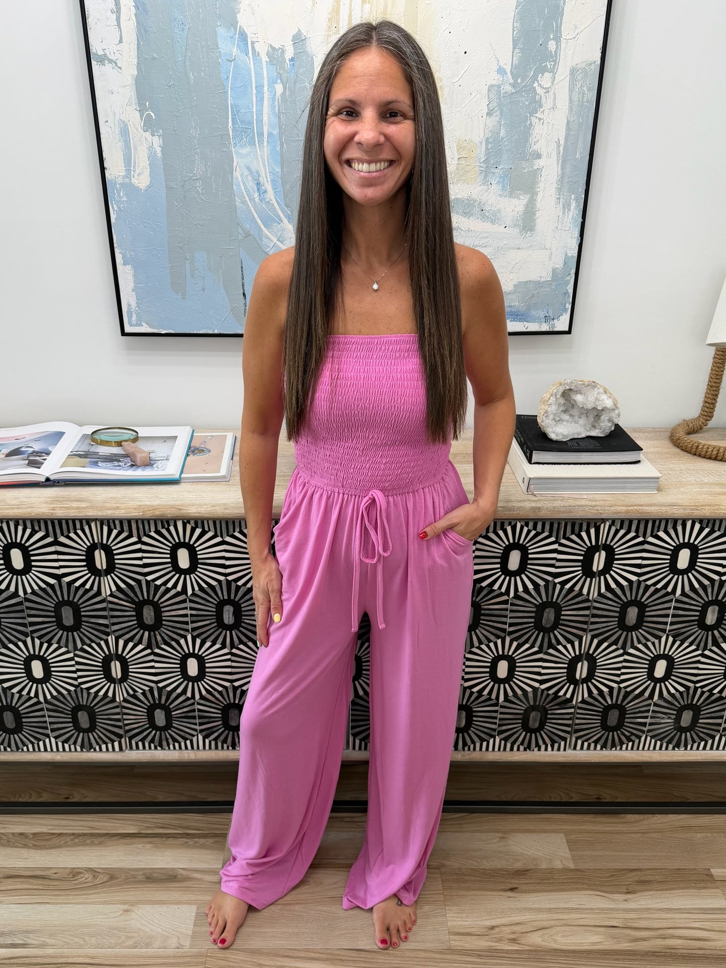 *Smocked Jumpsuit
