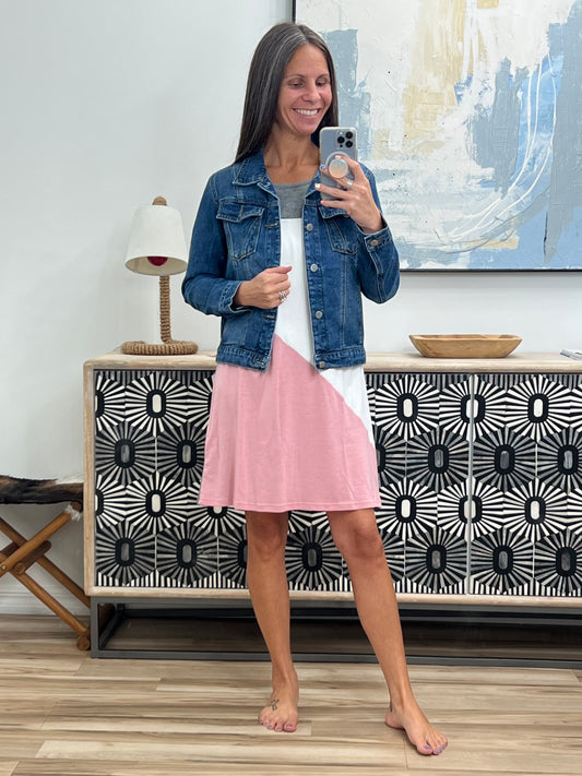 Button Front Long Sleeve Denim Jacket