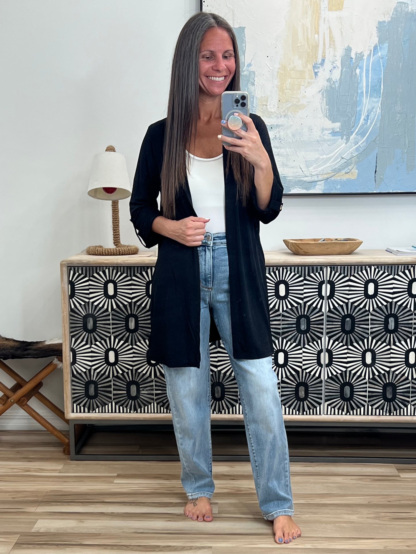 Natalie High Waist Ankle Straight