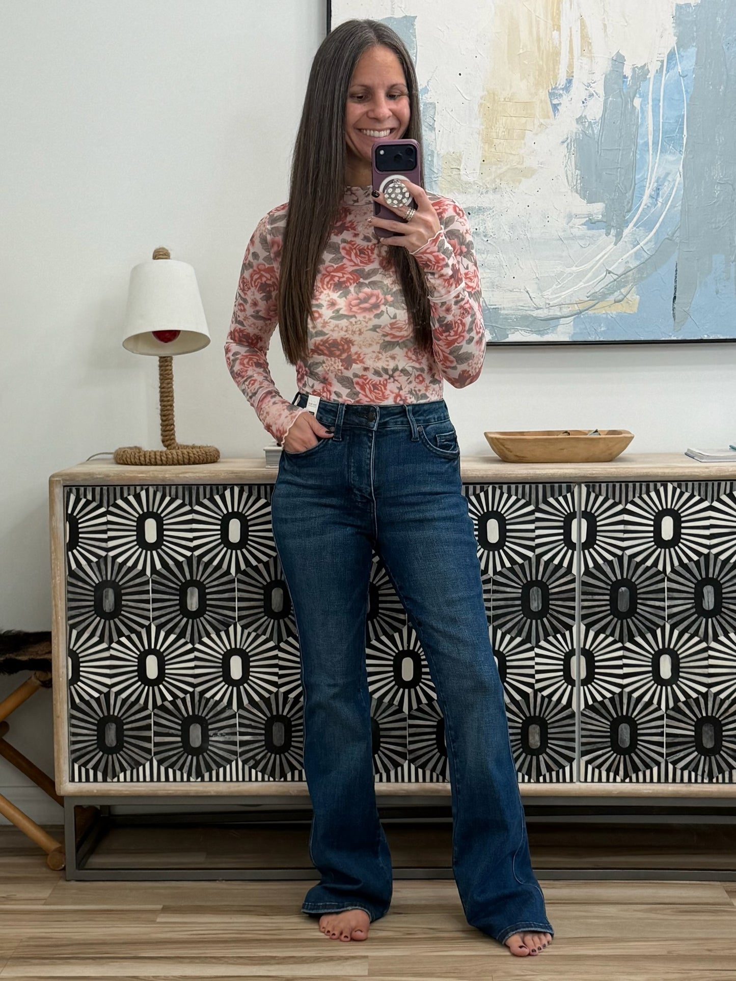 Camille High Waist Tummy Control Bootcut Jean