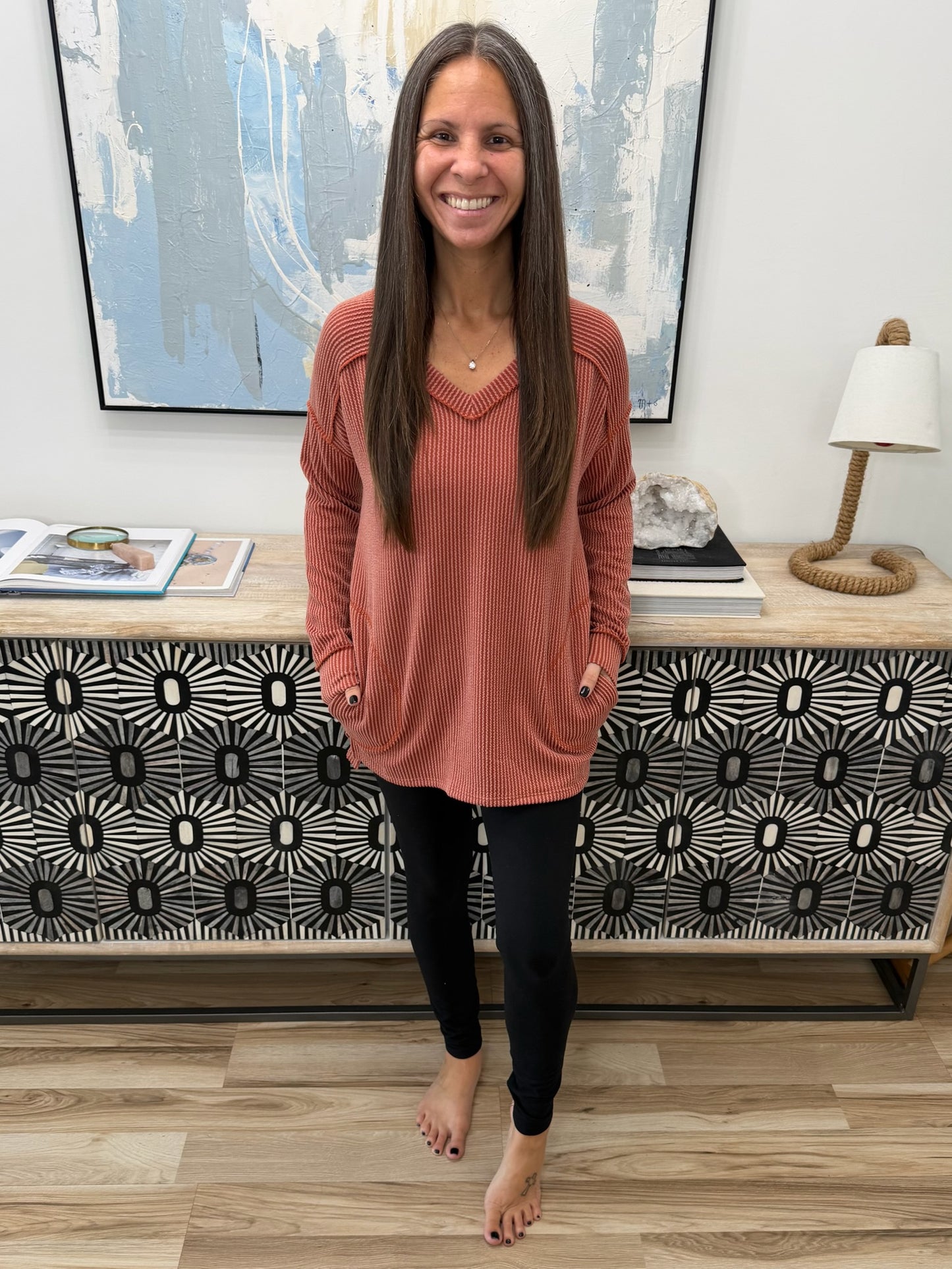 First and Foremost Rib Knit Top