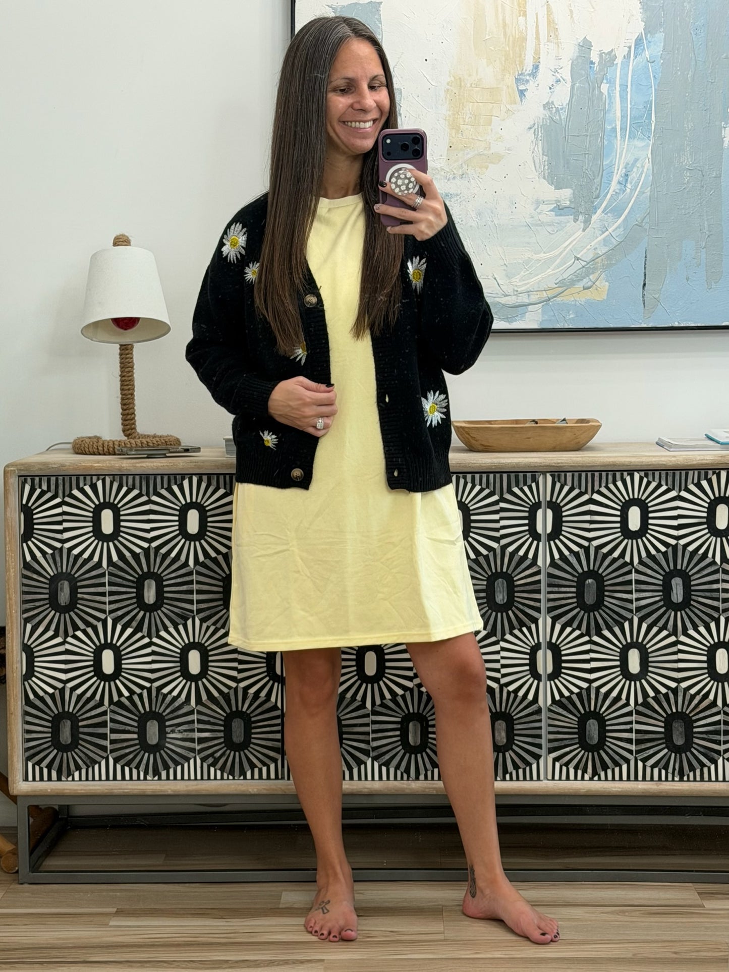 Floral Button Up Cardigan