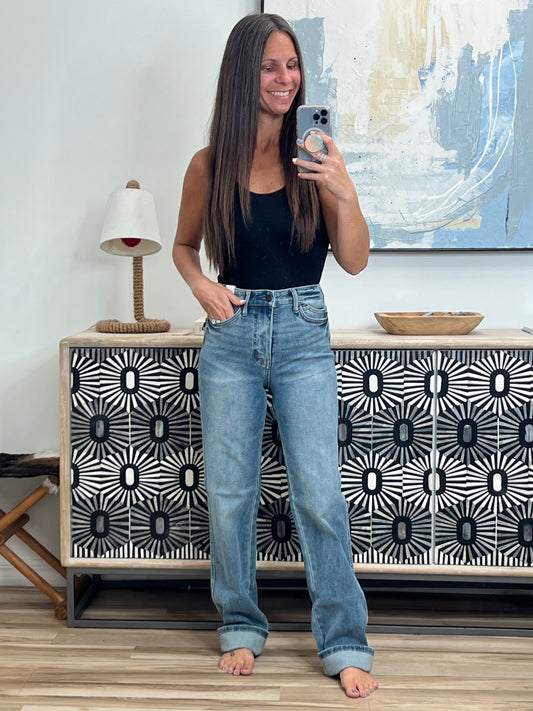 Sabrina High Waist Tummy Control Slim Straight