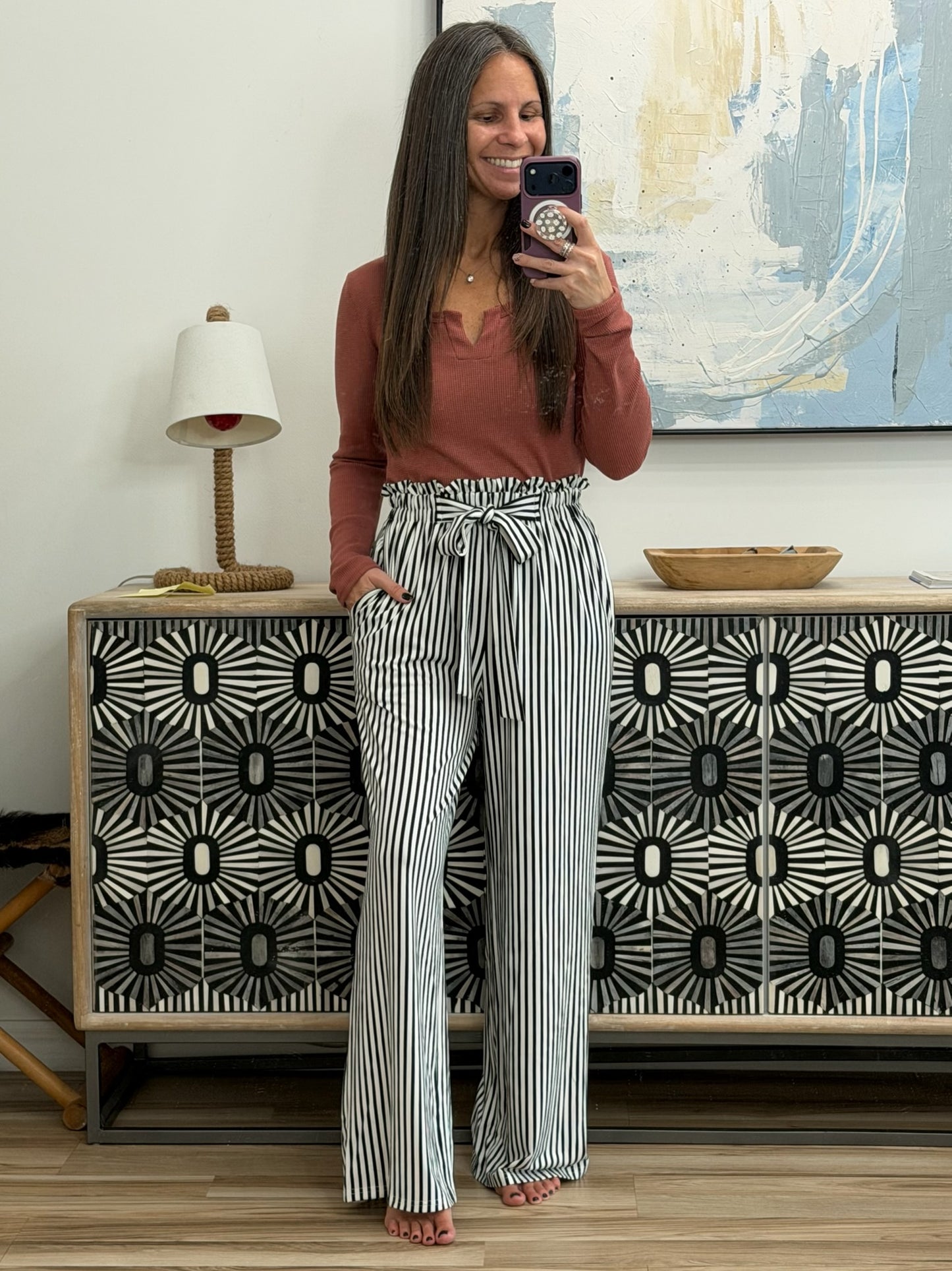 Honest Work High Waisted Trousers