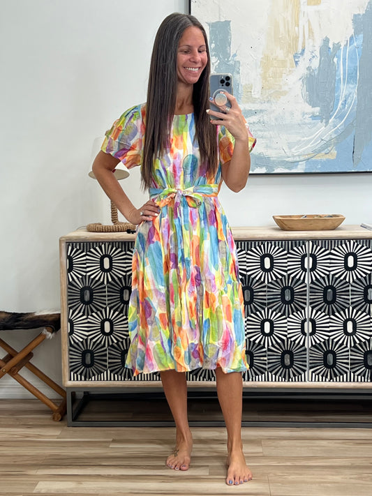 Young, Wild & Free Round Neck Dress