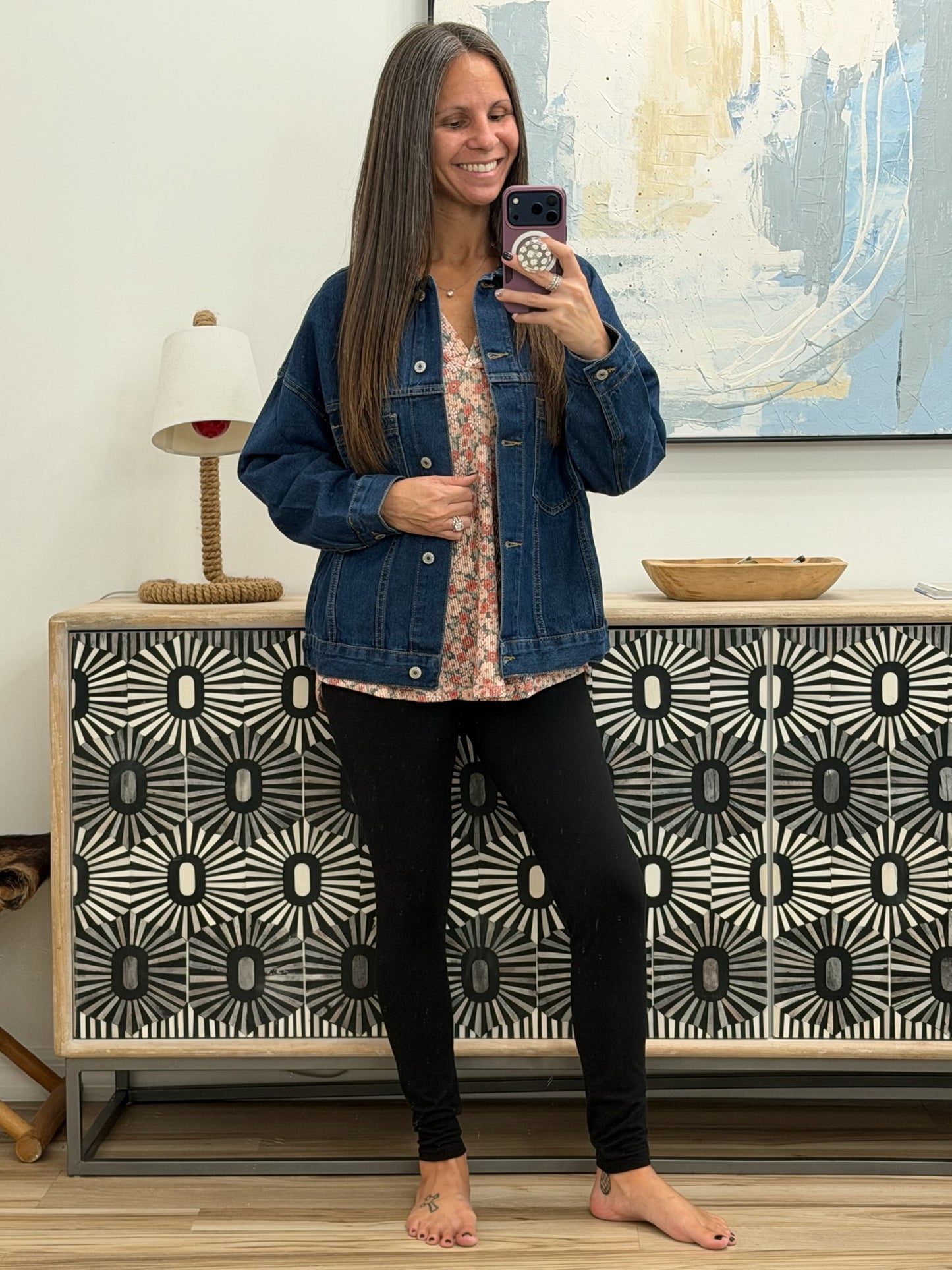 Have We Met Oversized Denim Jacket