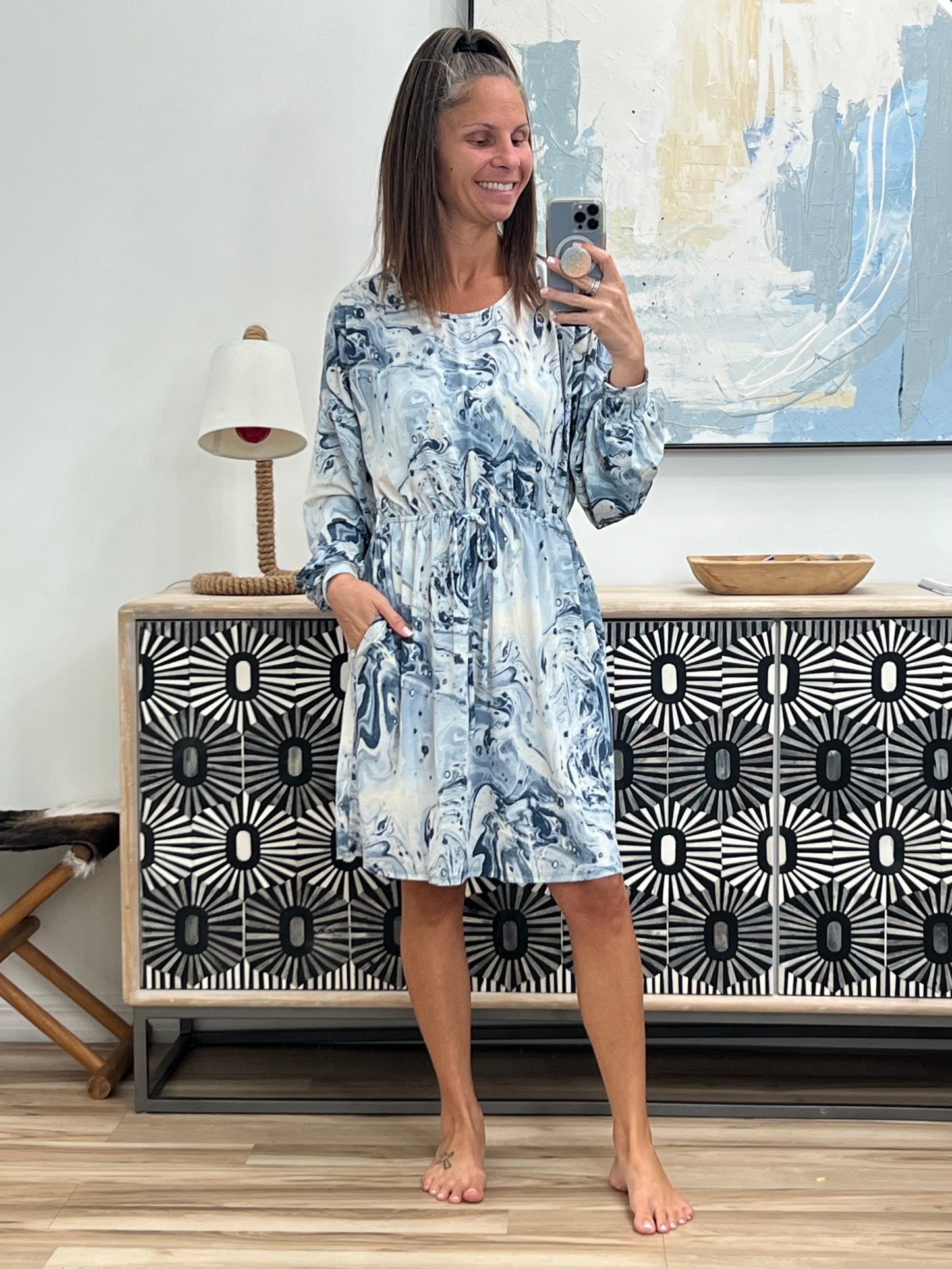 *Marvelous Marbled Dress