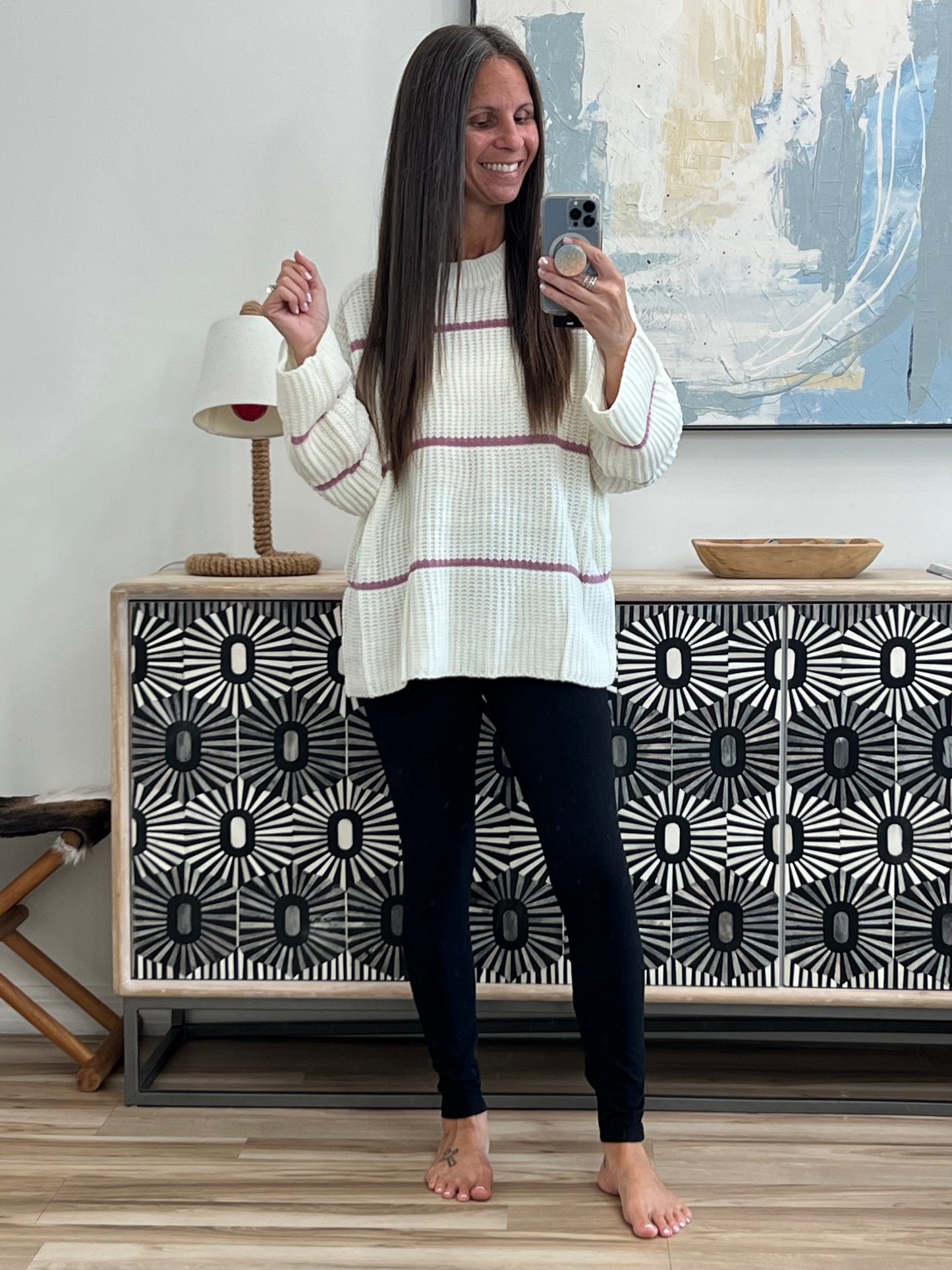 *Simple Striped Sweater