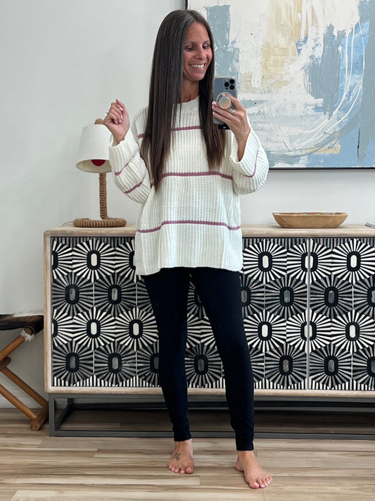 *Simple Striped Sweater