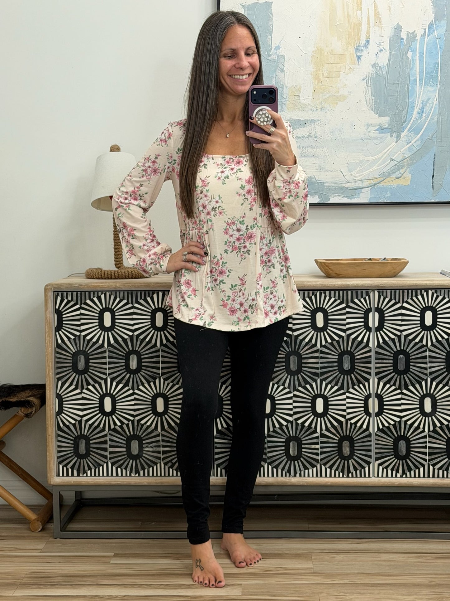 Cool to Be Kind Floral Blouse