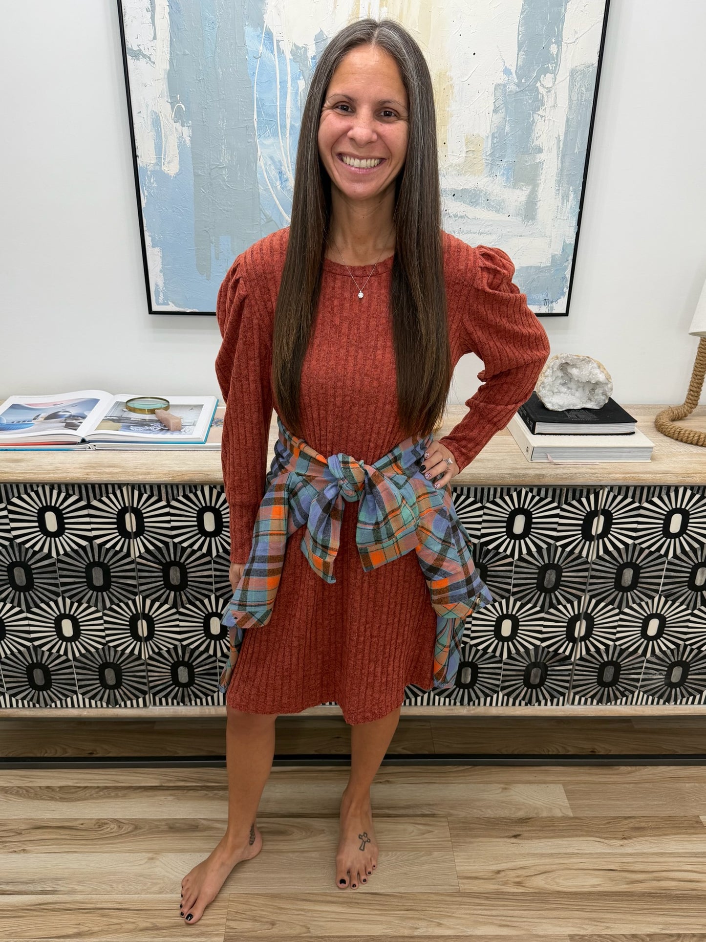 Rustic Rhythm Plaid Button Down