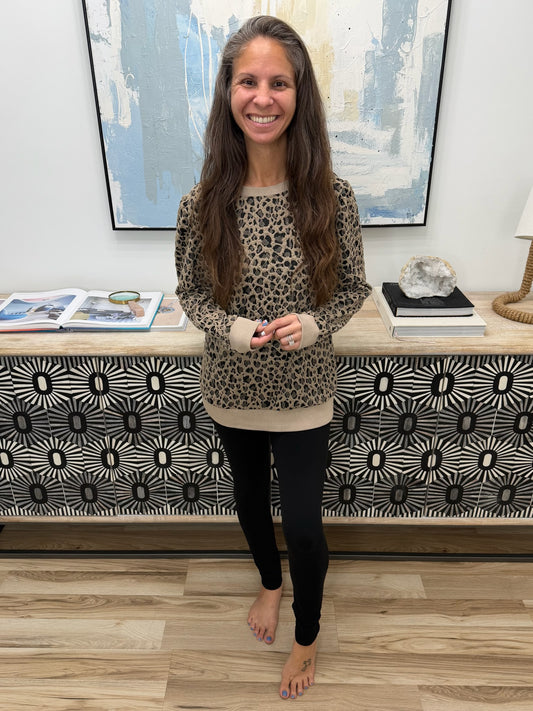 On The Prowl Leopard Print Top