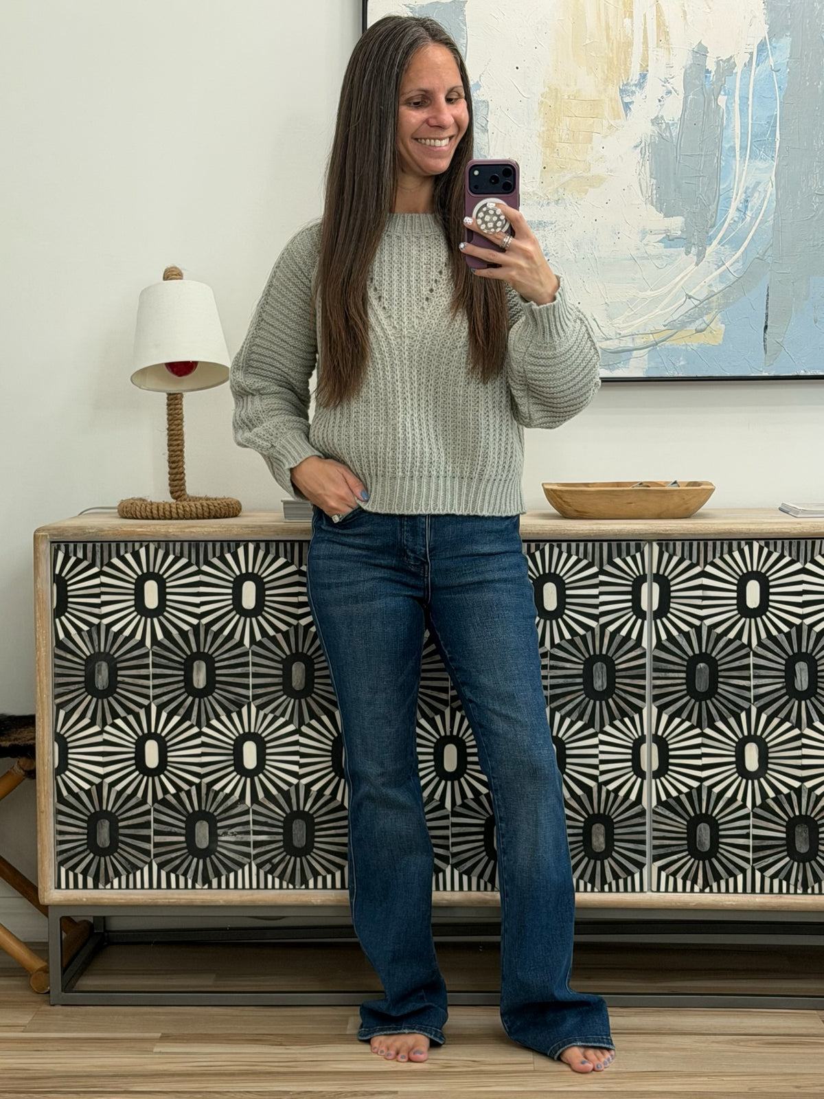 Roll on By Balloon Sleeve Sweater