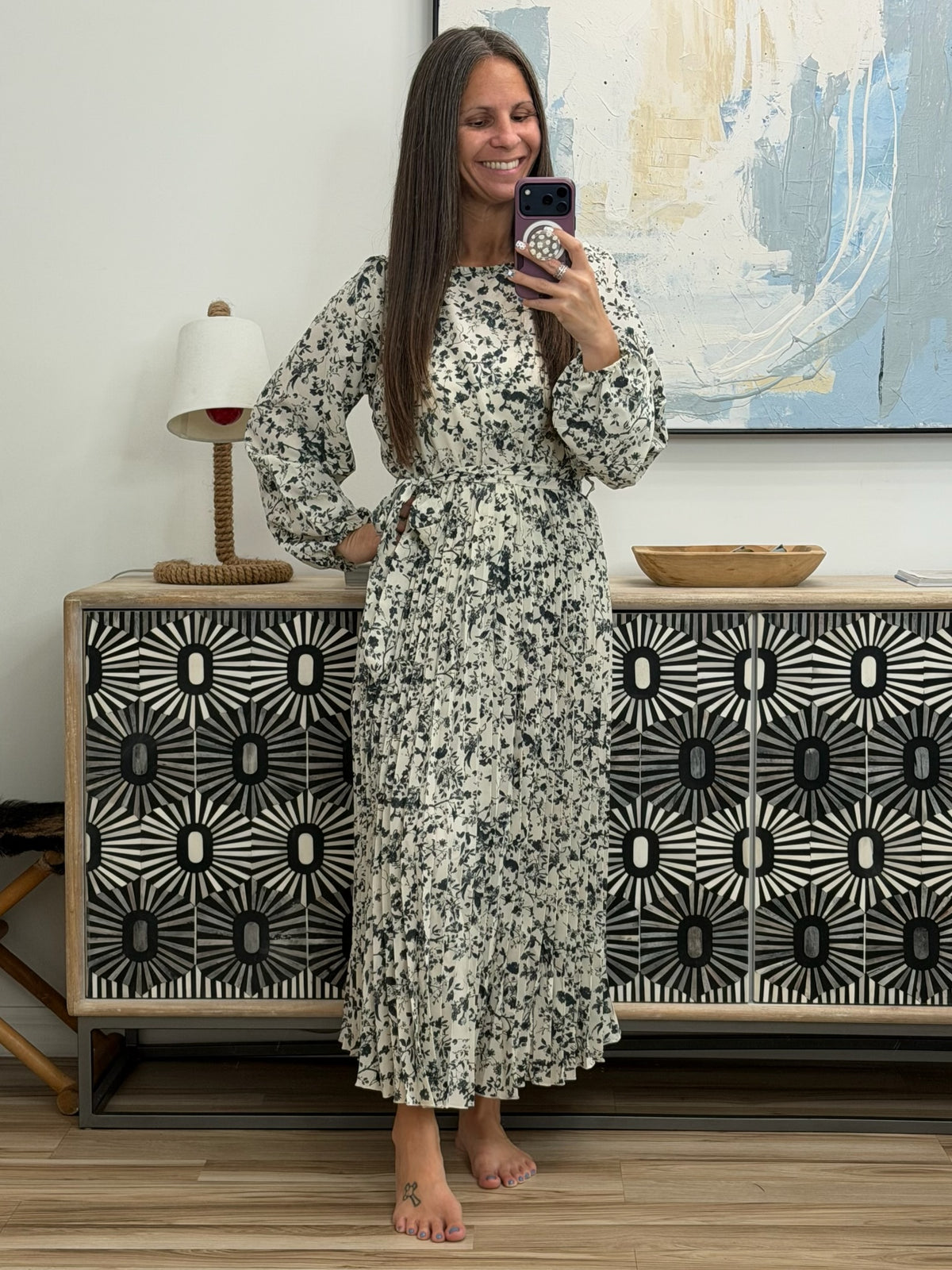 Tea Time Pleated Dress