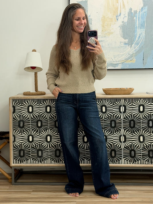Stuck In The Moment V-Neck Sweater