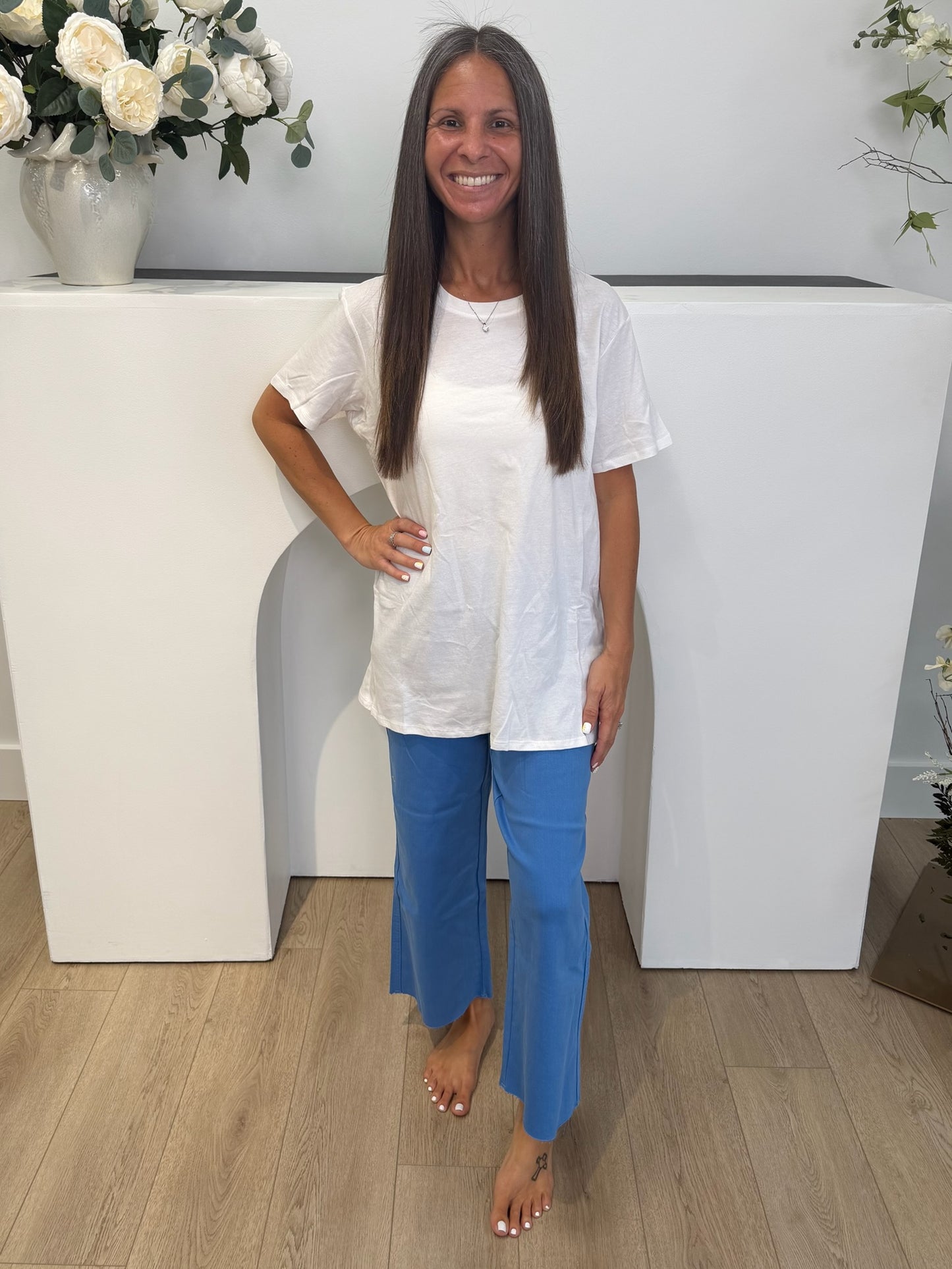 Rest Assured Basic Relaxed Tee in Kelly Green