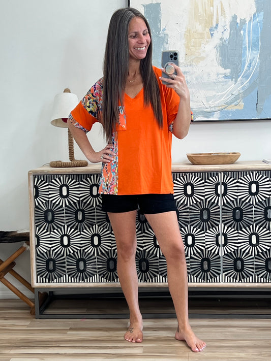 *Orange You Glad To See Me Top