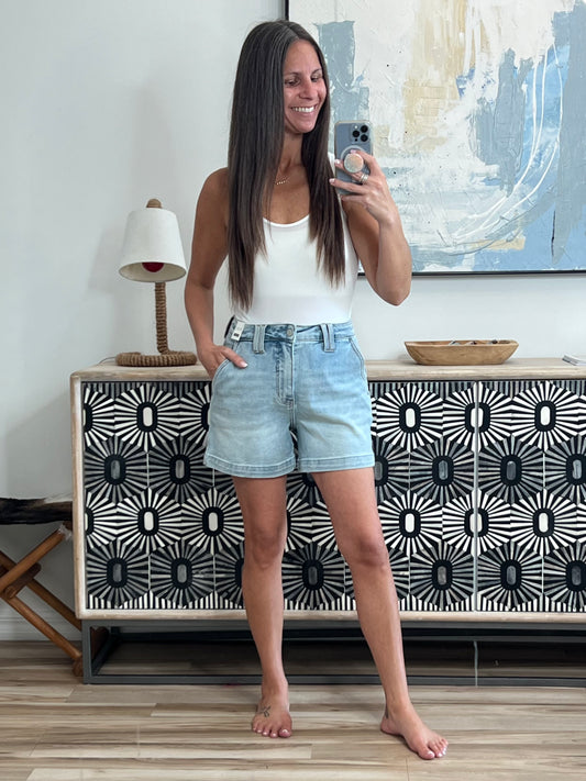 Scarlett High Waist Trouser Short