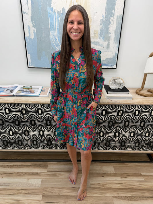 Rustic Retreat Long Sleeve Dress