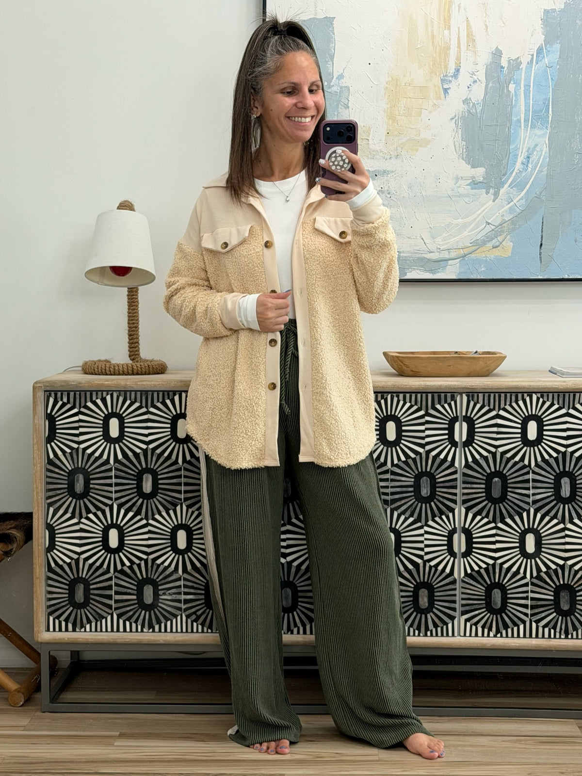 Endless Potential Sherpa Shacket