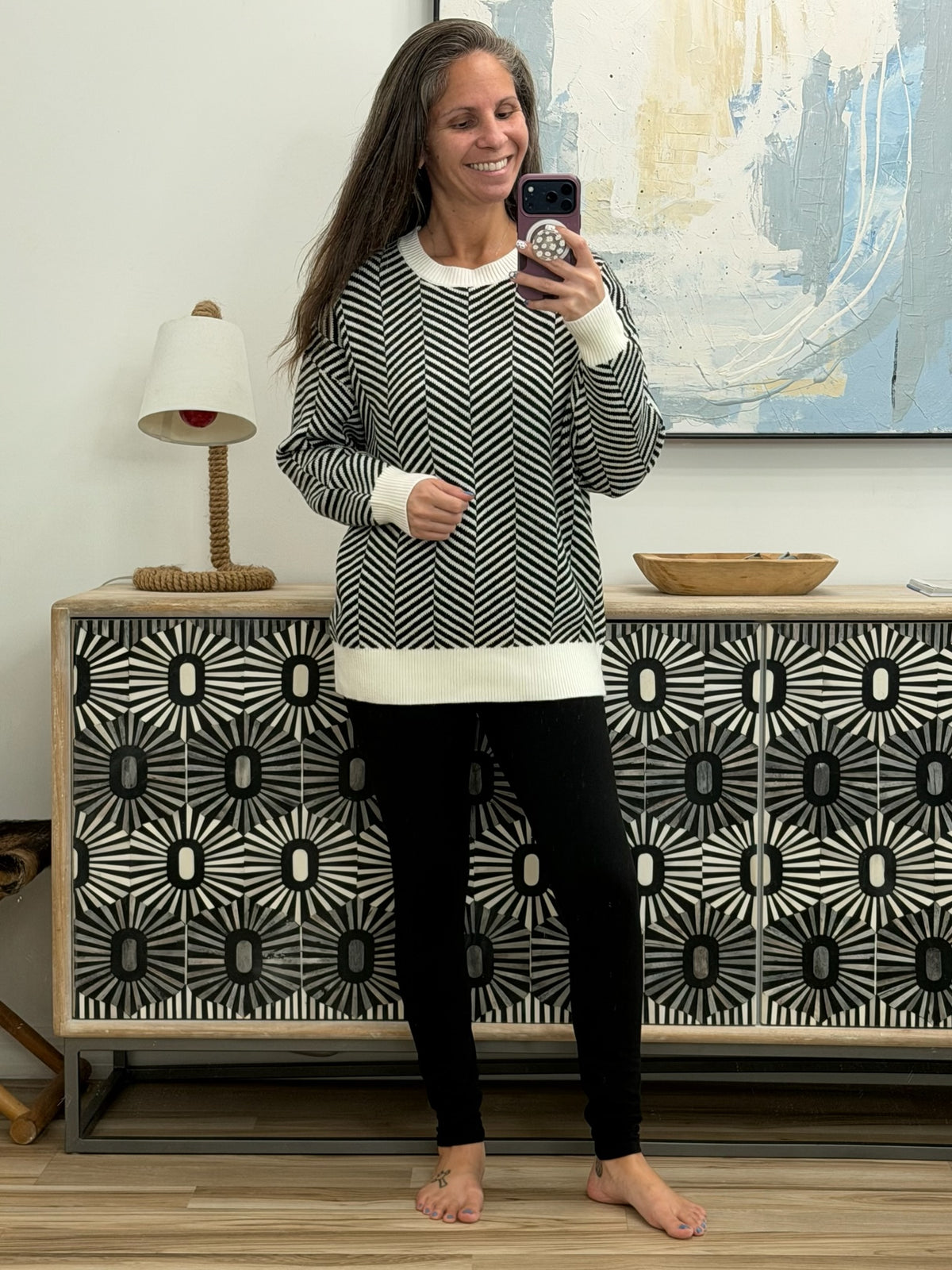 Super Secret Chevron Sweater