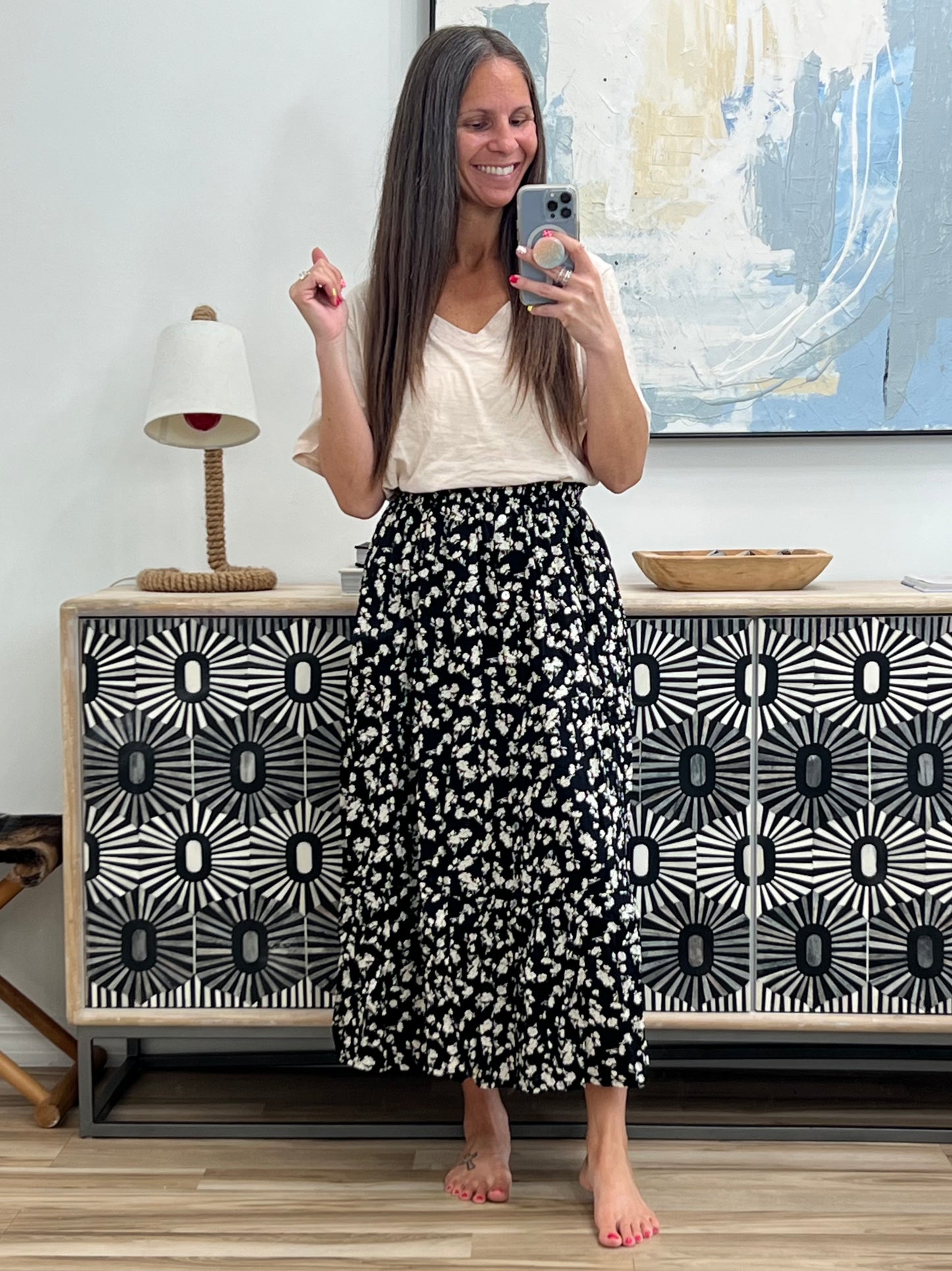 Fielding Flowers Floral Skirt