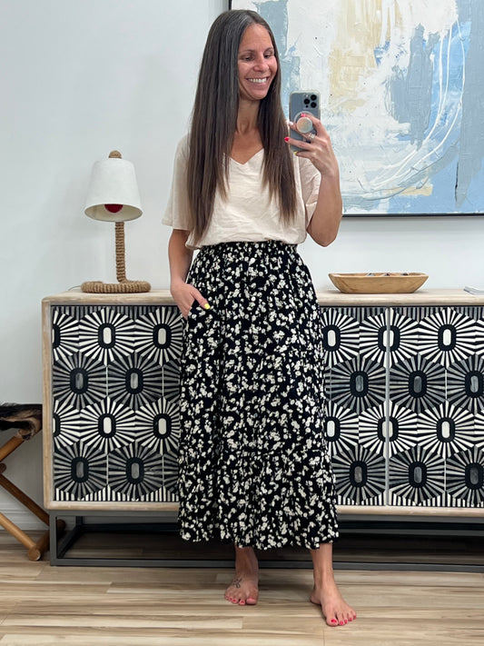 Fielding Flowers Floral Skirt