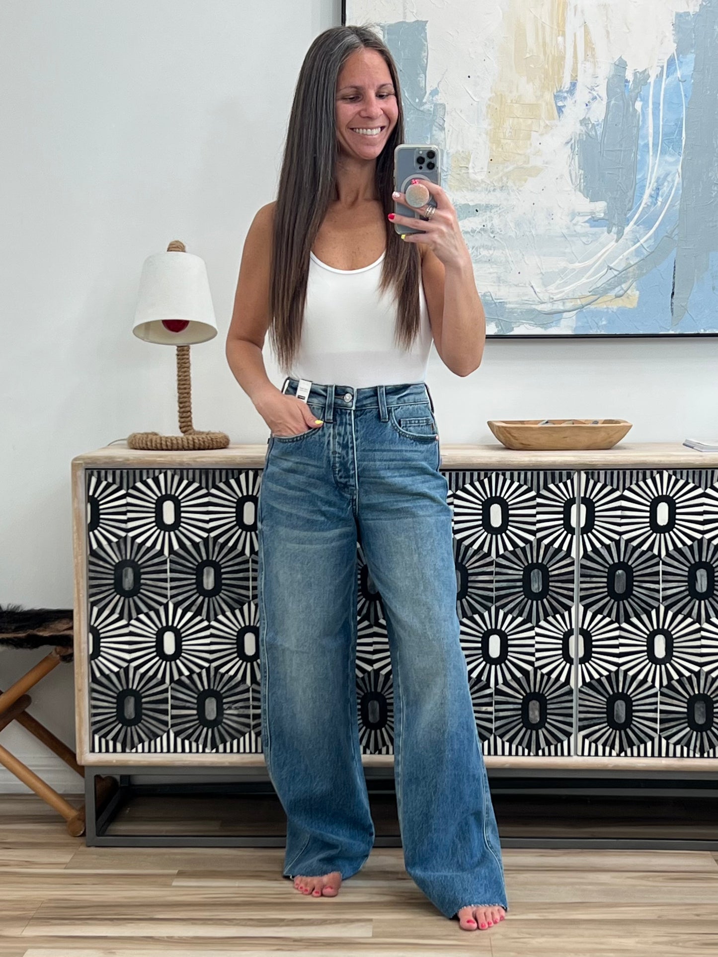 Ciera High Waist Rigid Magic Wihelmina Baggy