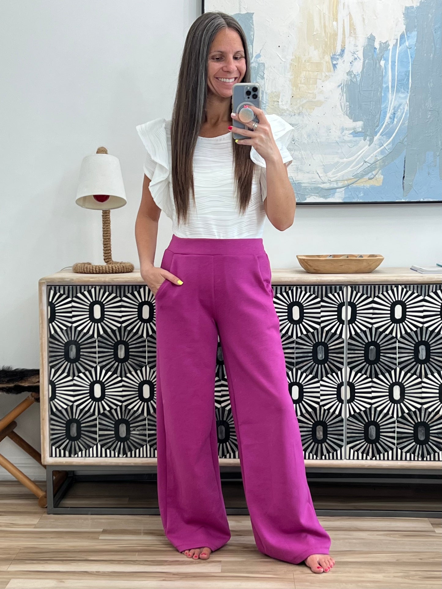 Highest Praise Ruffle Sleeve Blouse